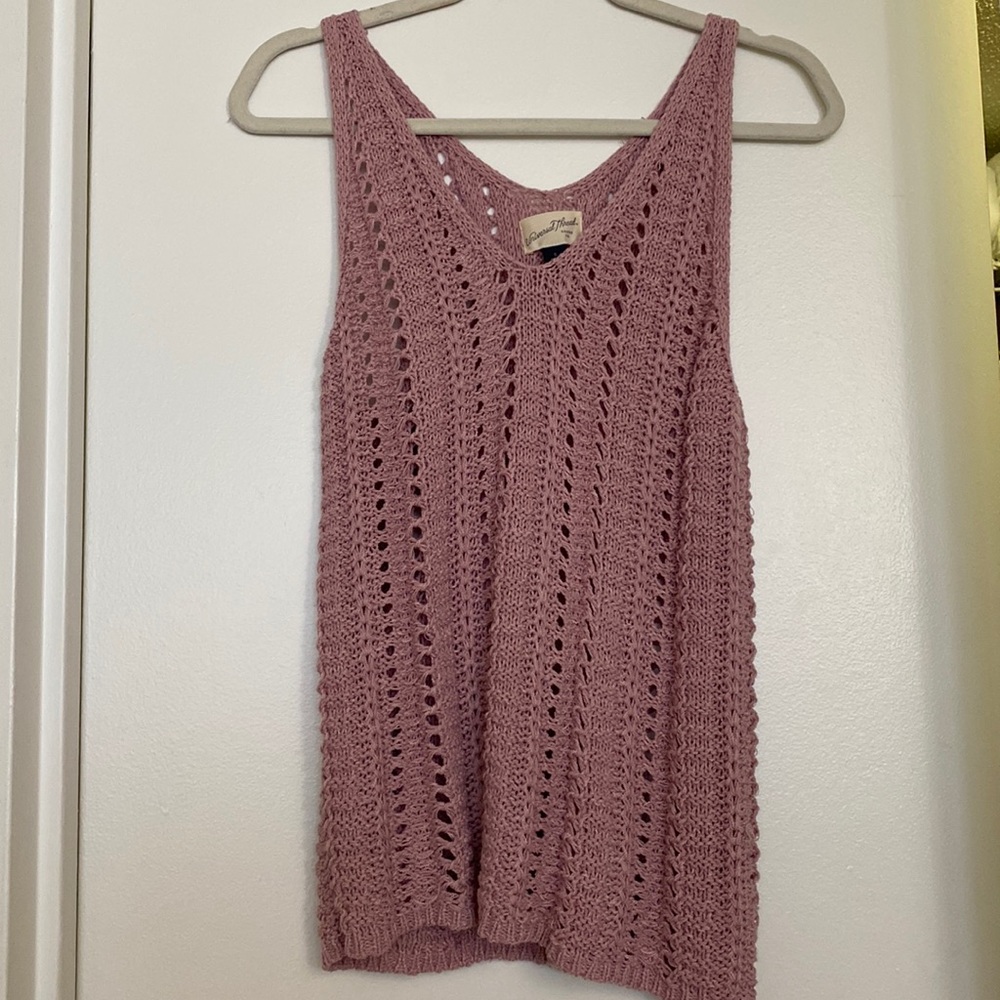 Knitted summer tank